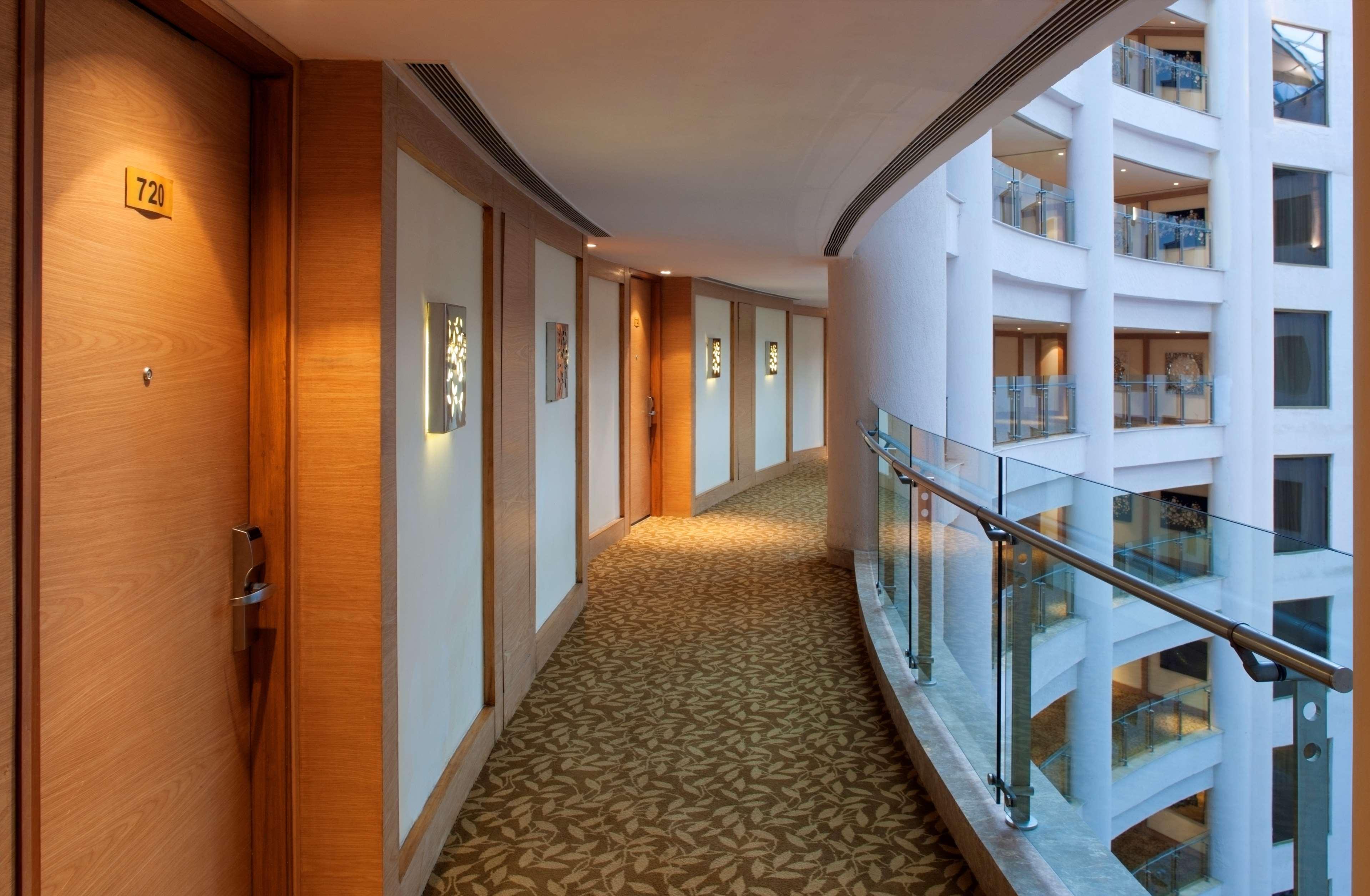新德里德瓦卡丽笙酒店 内观 照片 A corridor