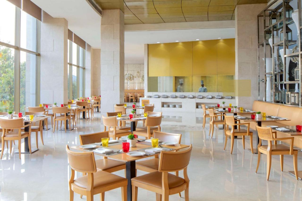 新德里德瓦卡丽笙酒店 外观 照片 The restaurant